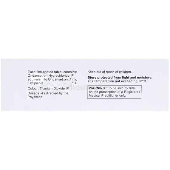 ondem 4mg tablet 10's